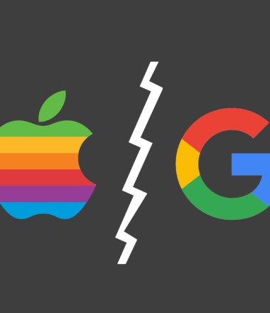 image of apple and google logos