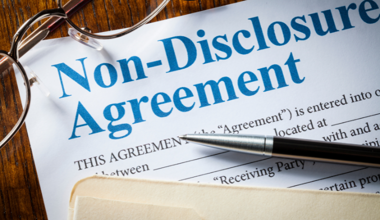 image of non-disclosure agreement