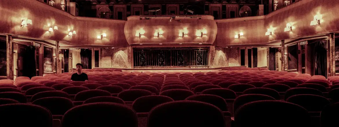 image of a theatre where performers rights are imposed