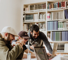 image of people discussing about plans for their startup